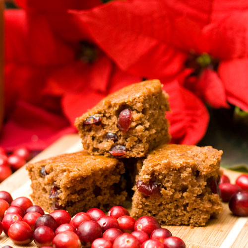 Cranberry Applesauce Bars