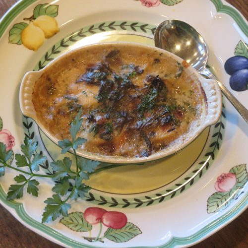 Baked Scallops in Mornay Sauce Rabbit Hill Farm