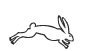 rabbit-half-circle